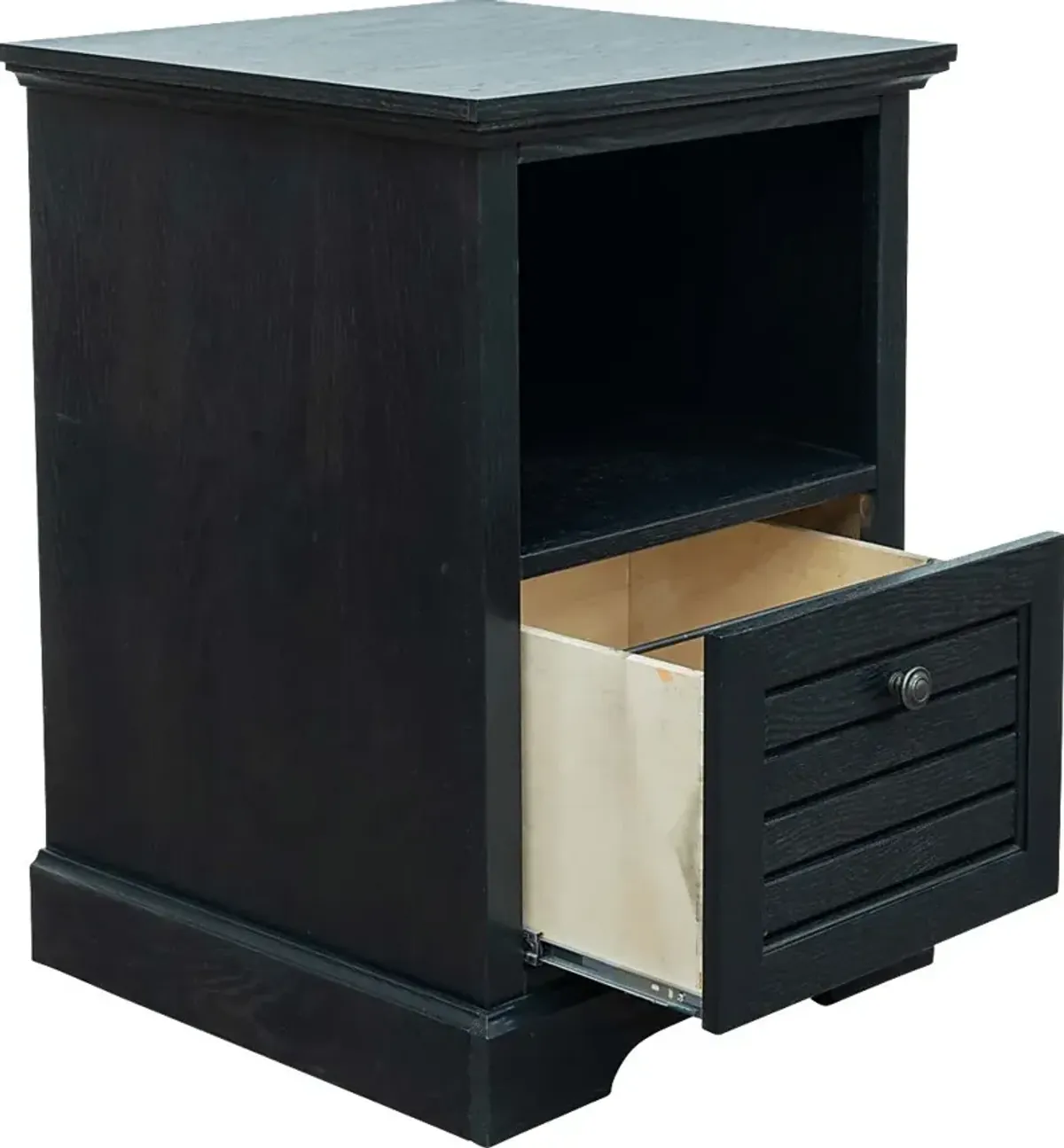 Baozi Black File Cabinet