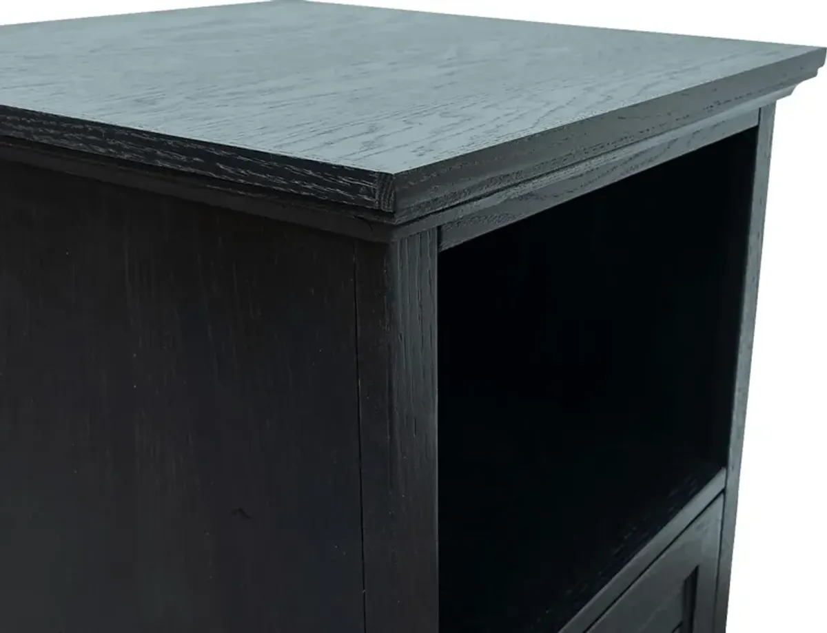 Baozi Black File Cabinet