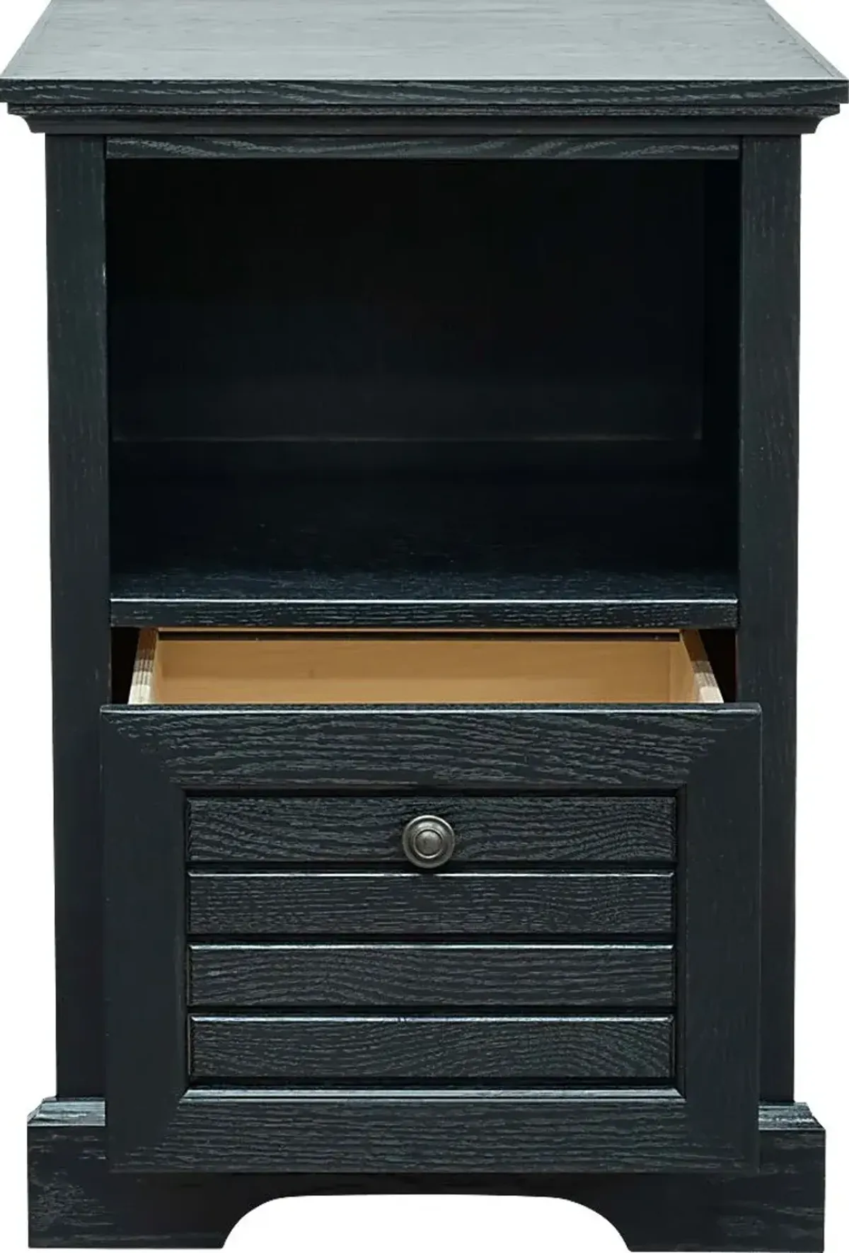 Baozi Black File Cabinet