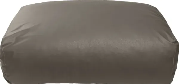 Prasia Gray Large Bean Bag Chair