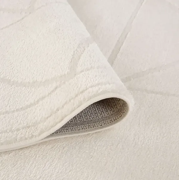 Damaray Ivory 3'6 x 5'6 Rug