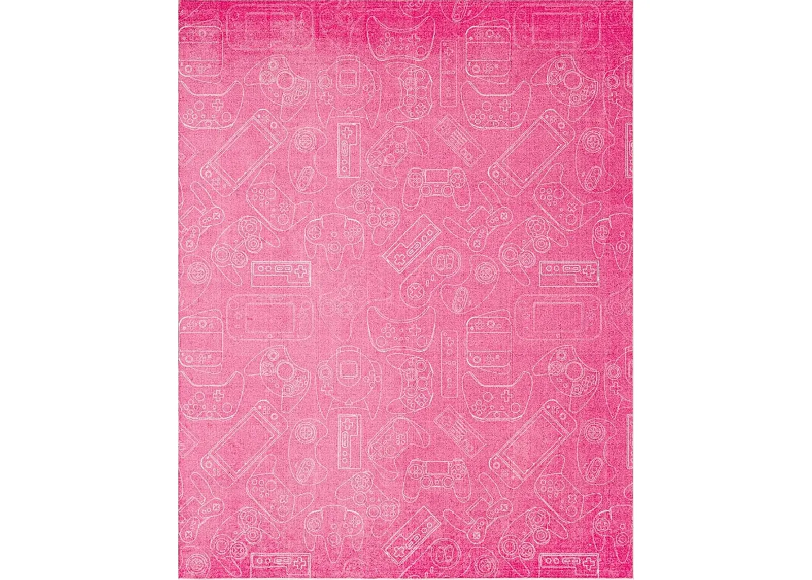 Kids Gamer's Dream Pink 3' x 5' Rug