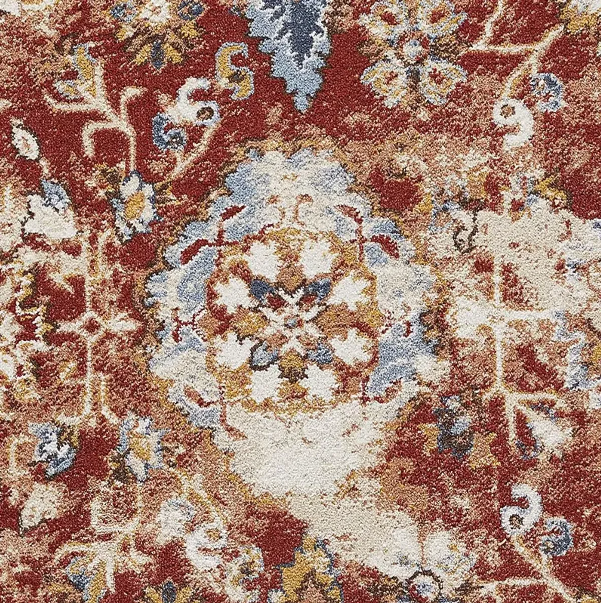 Amibell Orange 2' x 6'7 Runner Rug