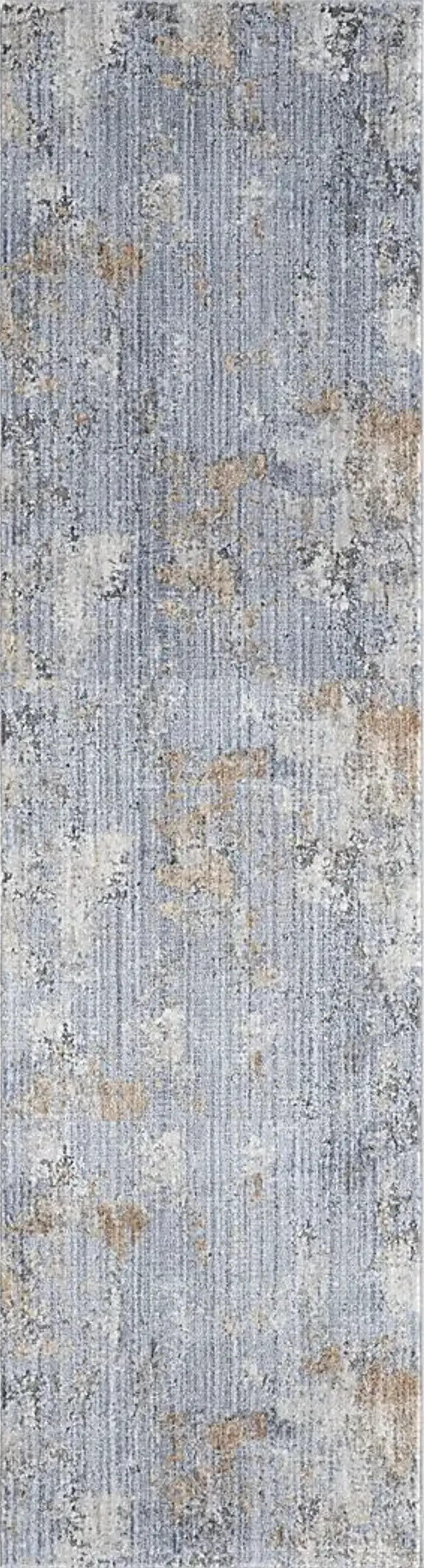 Crique Gray 2'2 x 8' Runner Rug