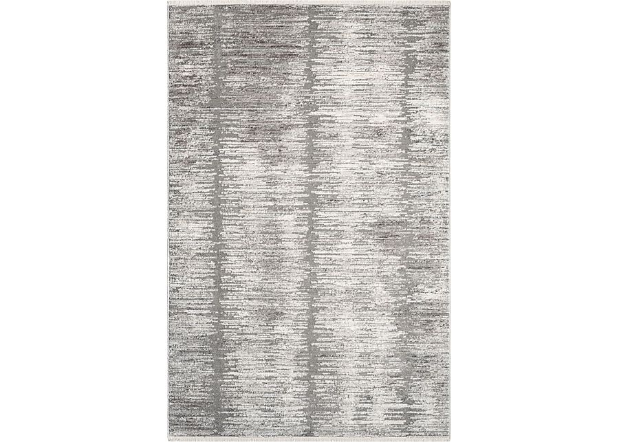 Beausir Gray 3'3 x 5'3 Rug