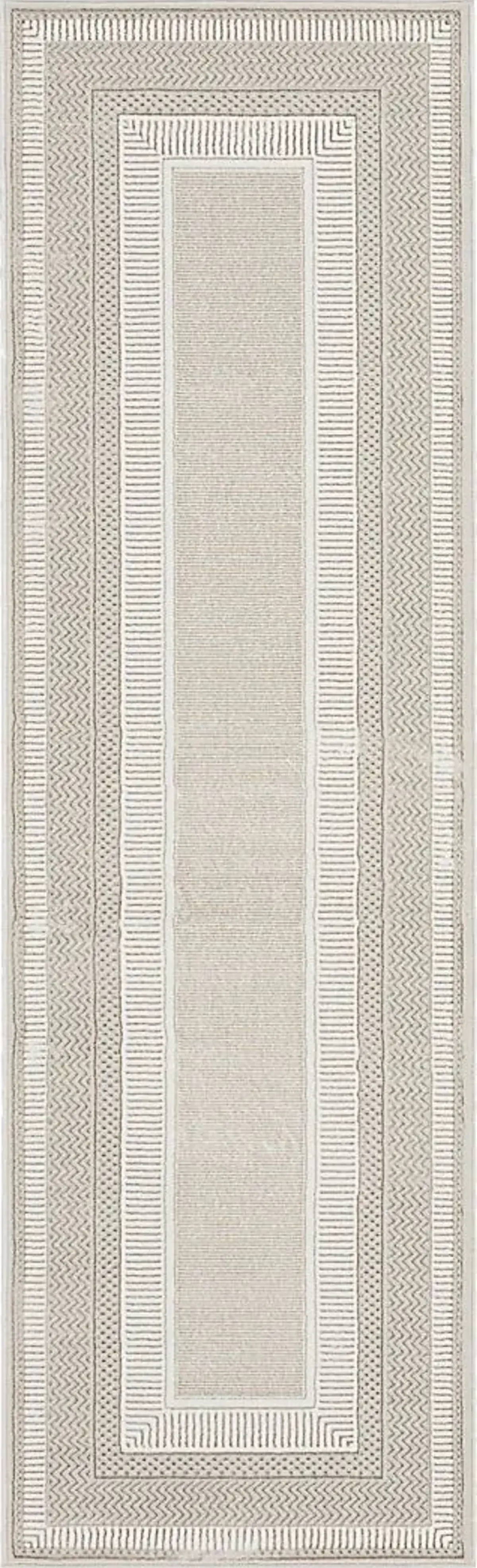 Anlyth Ivory 2'3 x 7'6 Runner Rug