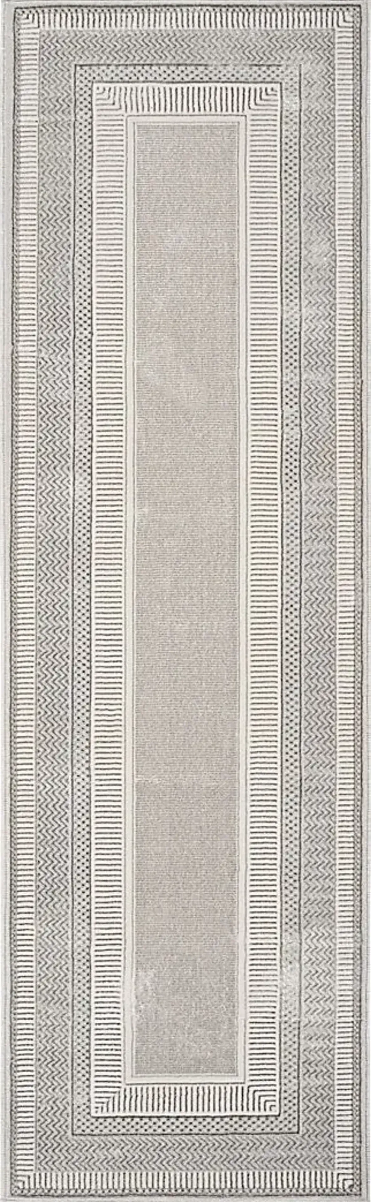 Anlyth Silver 2'3 x 7'6 Runner Rug