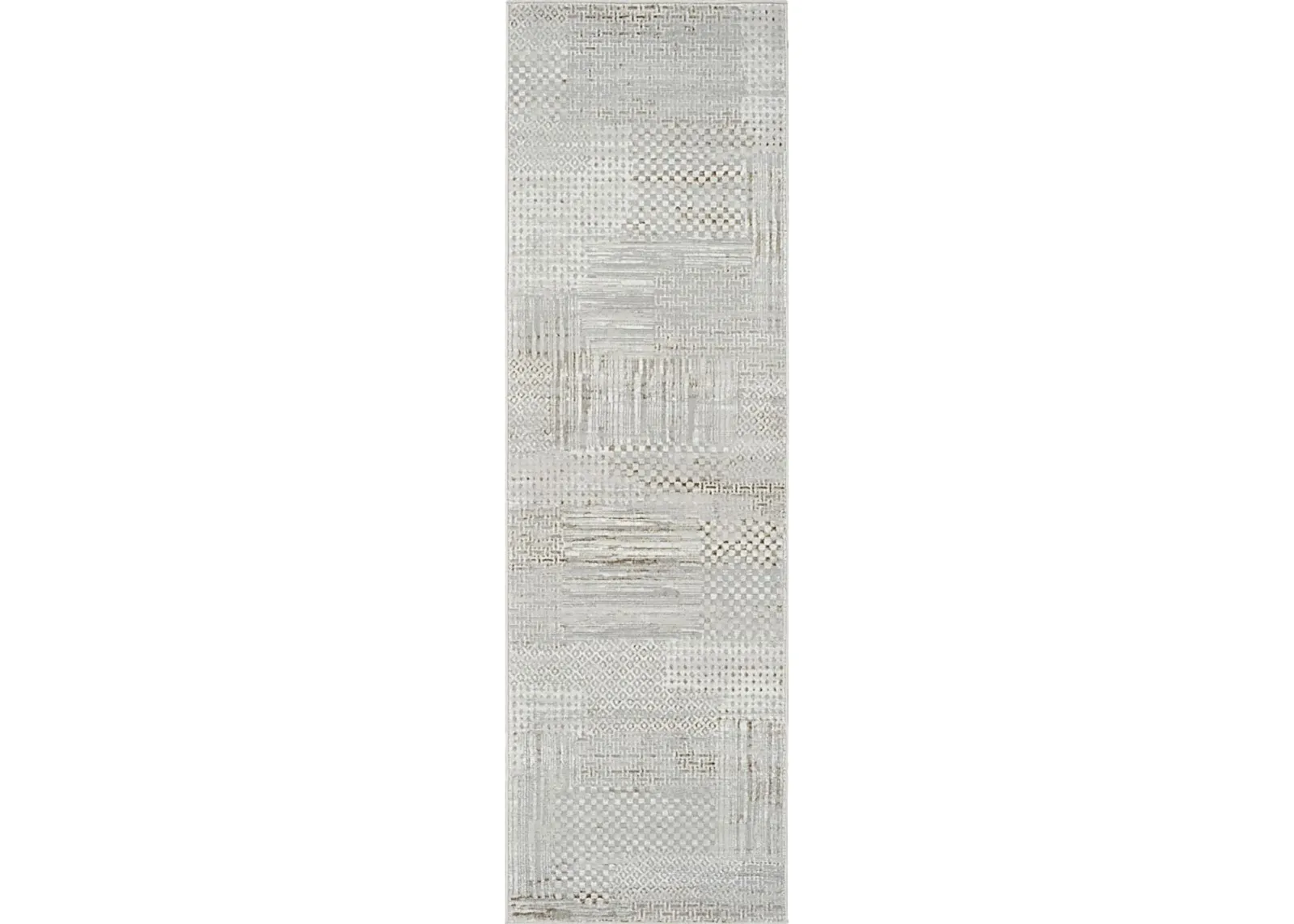 Granway Silver 2'3 x 7'6 Runner Rug