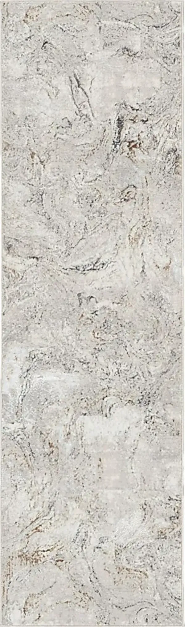 Woodport Gray 2'3 x 7'6 Runner Rug