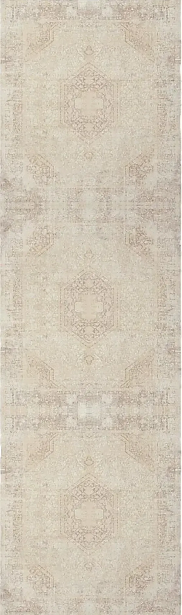 Dembo Beige 2' x 5' Runner Rug