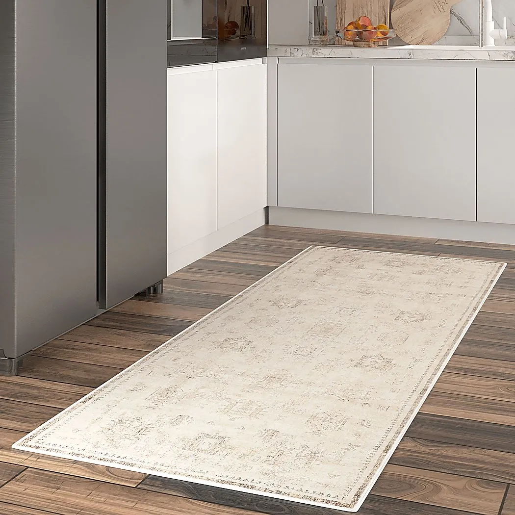 Sutay Beige 2' x 5' Runner Rug