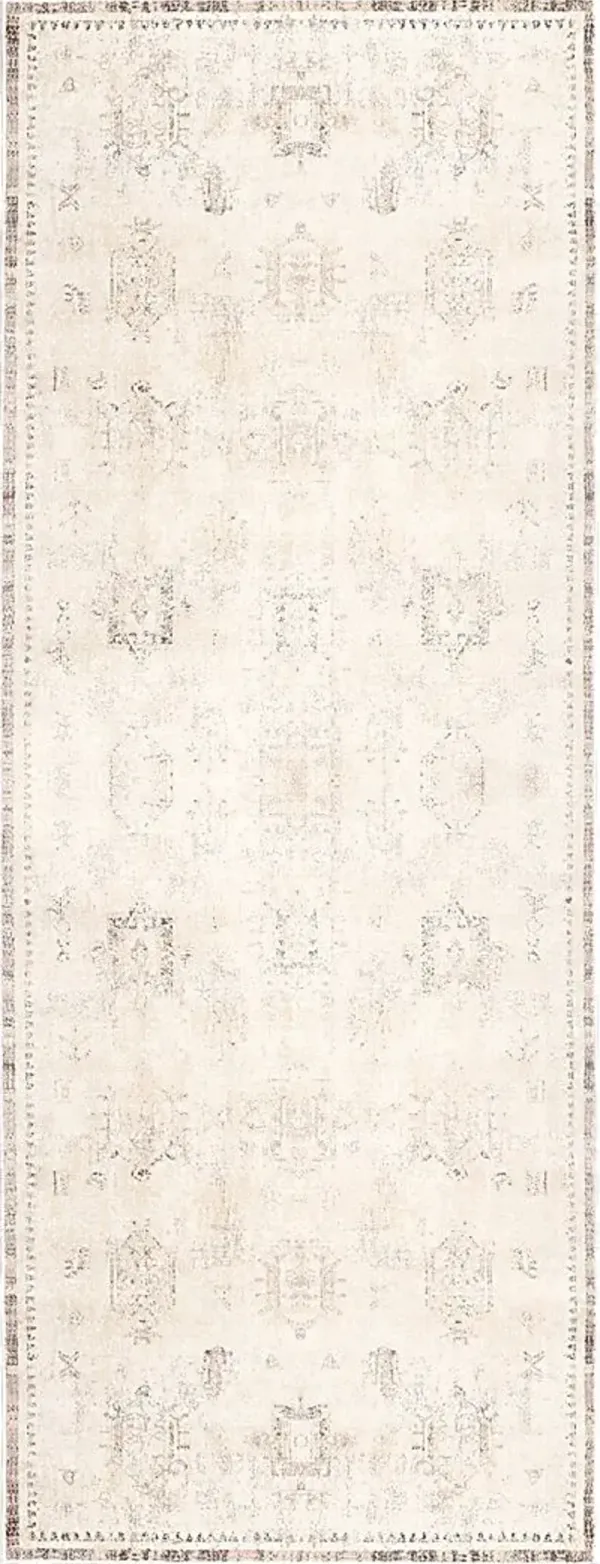 Sutay Beige 2' x 5' Runner Rug