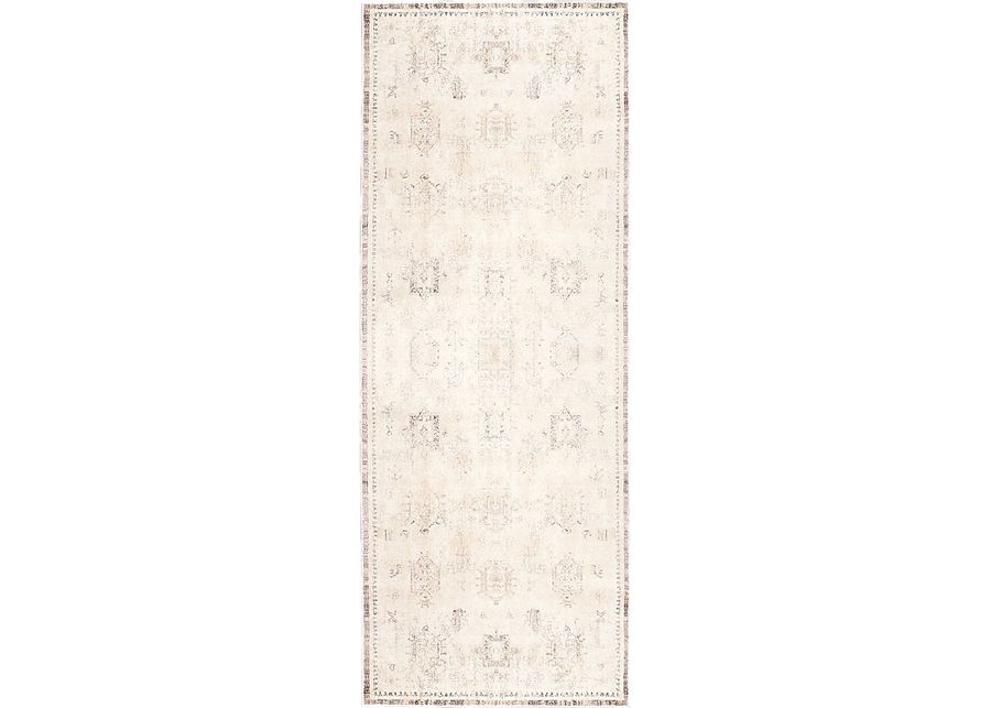 Sutay Beige 2' x 5' Runner Rug