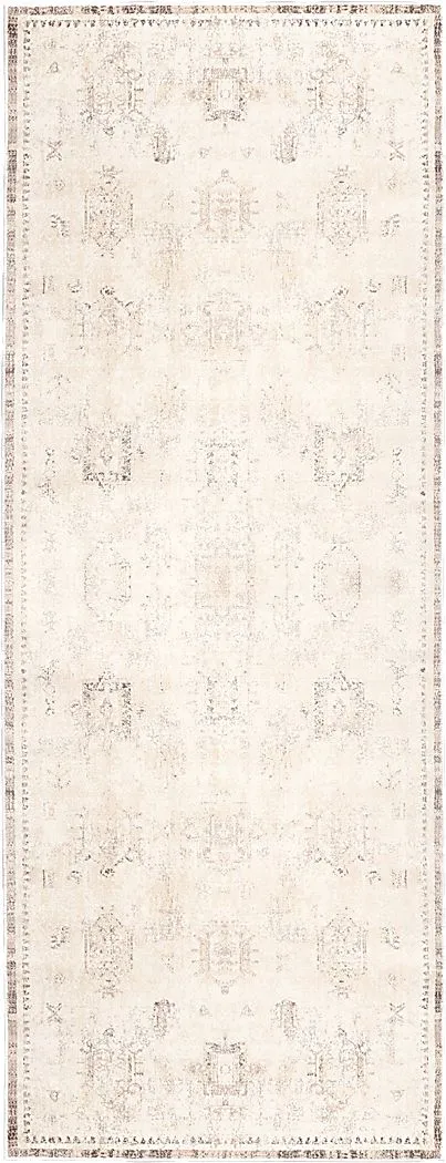 Sutay Beige 2' x 5' Runner Rug