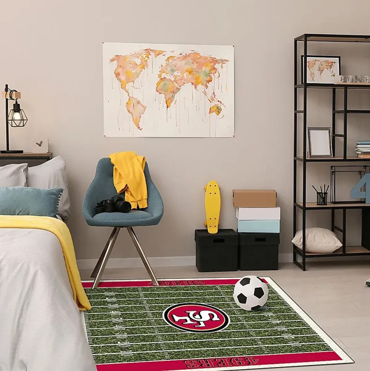 San Francisco 49ers Green 4' x 6' Rug