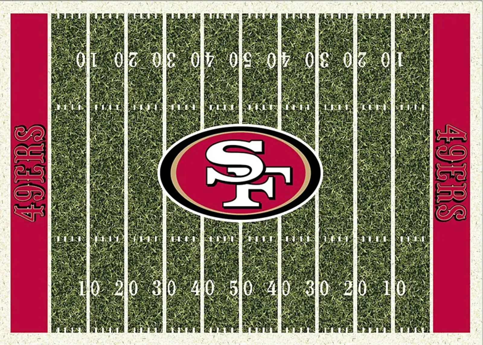 San Francisco 49ers Green 4' x 6' Rug