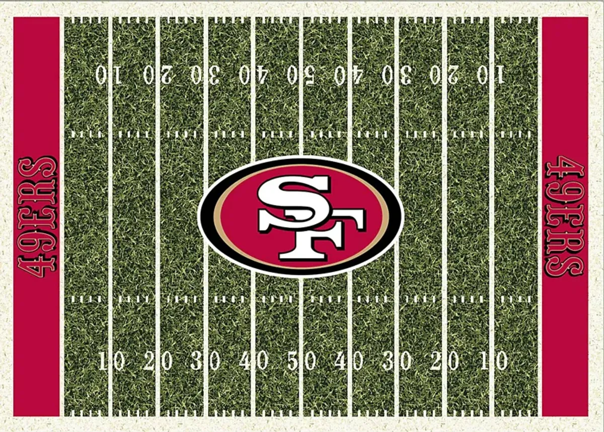 San Francisco 49ers Green 4' x 6' Rug