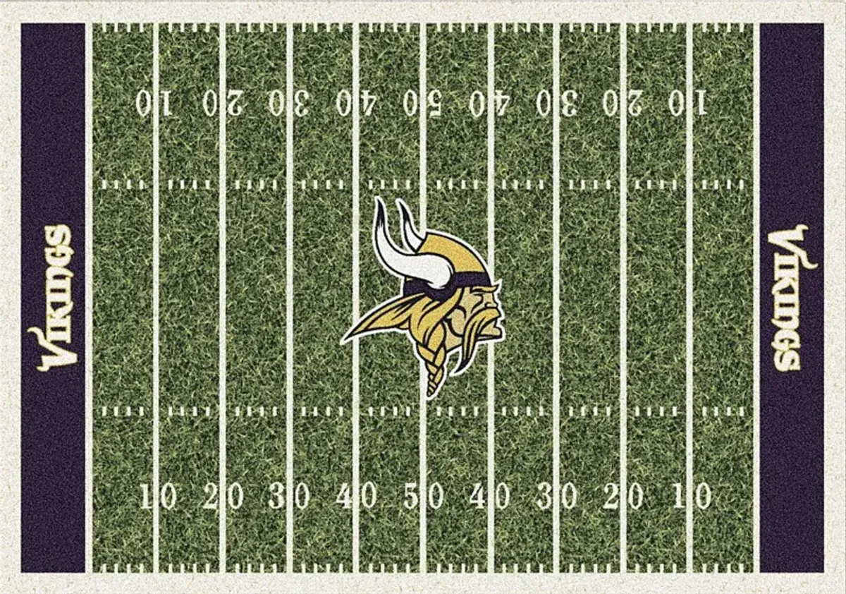Minnesota Vikings Green 4' x 6' Rug