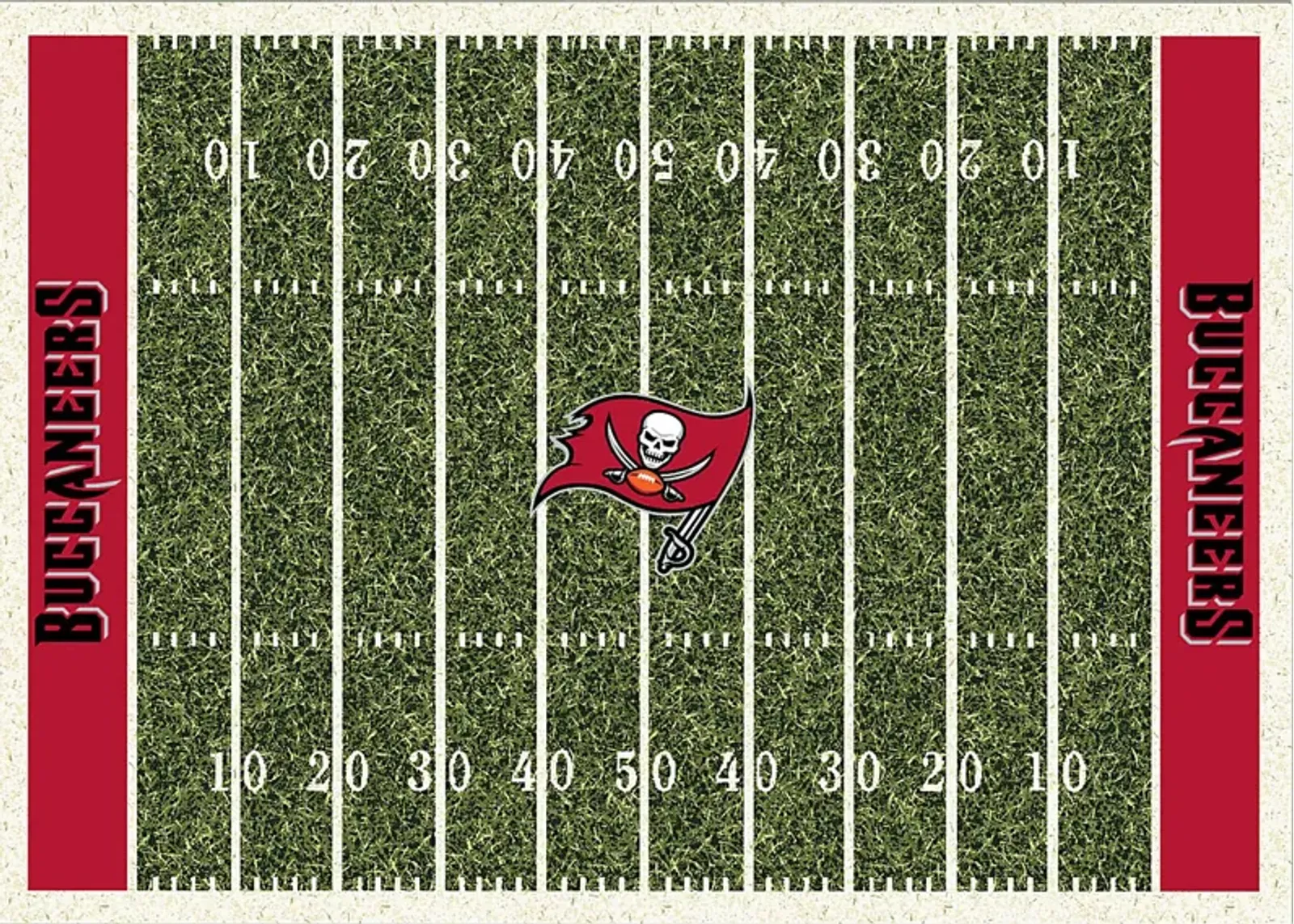 Tampa Bay Buccaneers Green 4' x 6' Rug