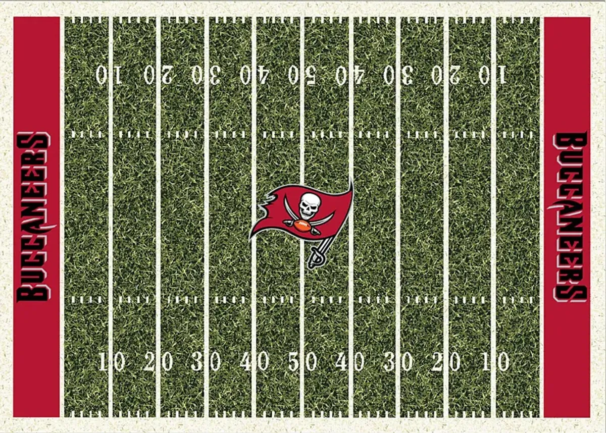 Tampa Bay Buccaneers Green 4' x 6' Rug