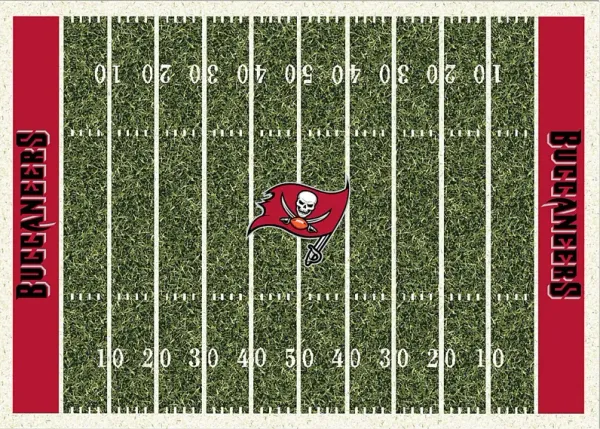 Tampa Bay Buccaneers Green 4' x 6' Rug
