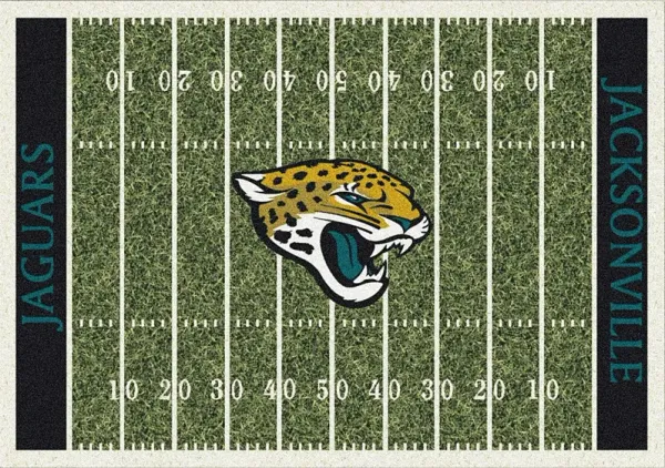 Jacksonville Jaguars Green 4' x 6' Rug