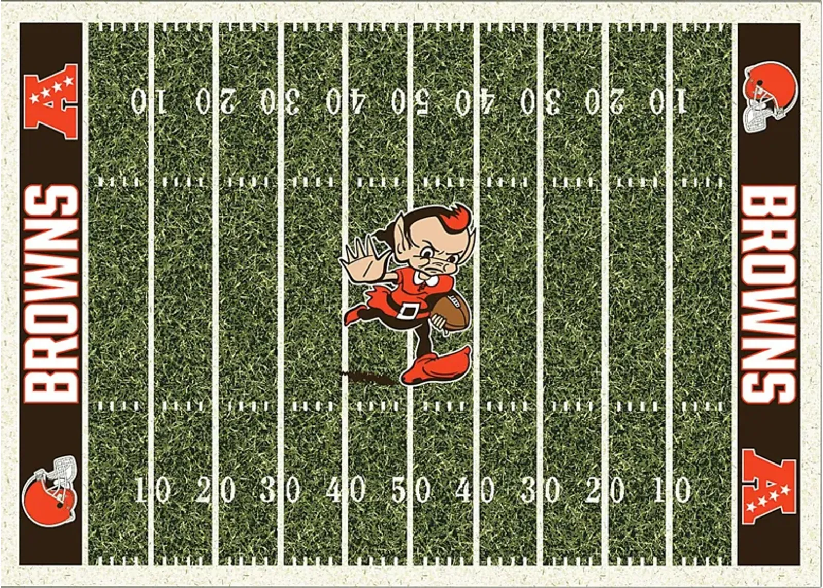 Cleveland Browns Green 4' x 6' Rug