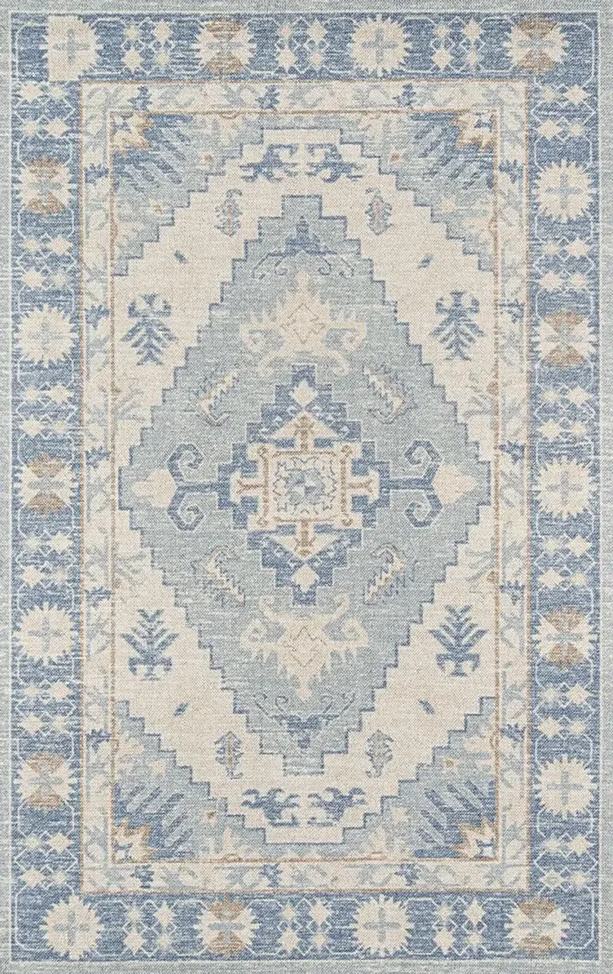 Wealon Blue 3'3 x 5' Rug