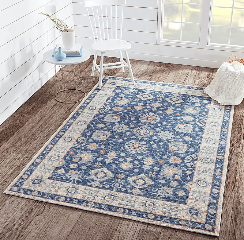 Luma Blue 3'3 x 5' Rug