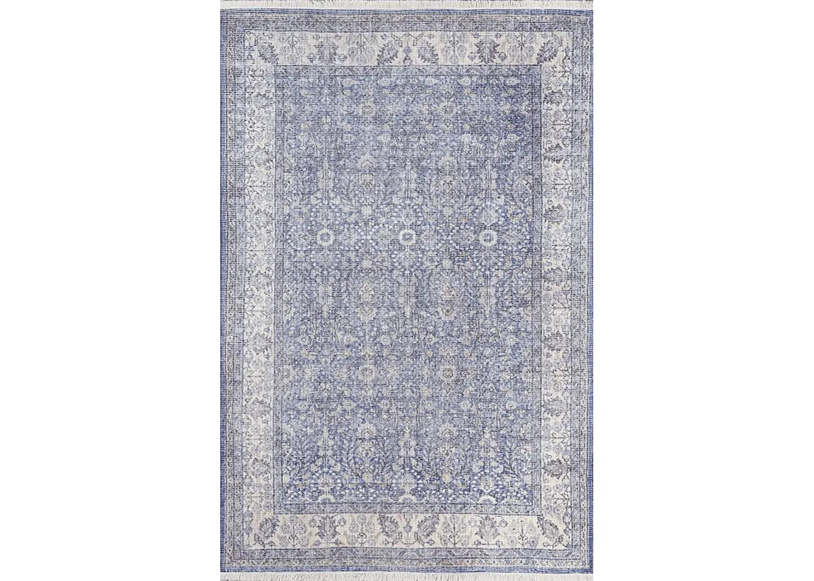 Roseris Blue 3' x 5' Rug