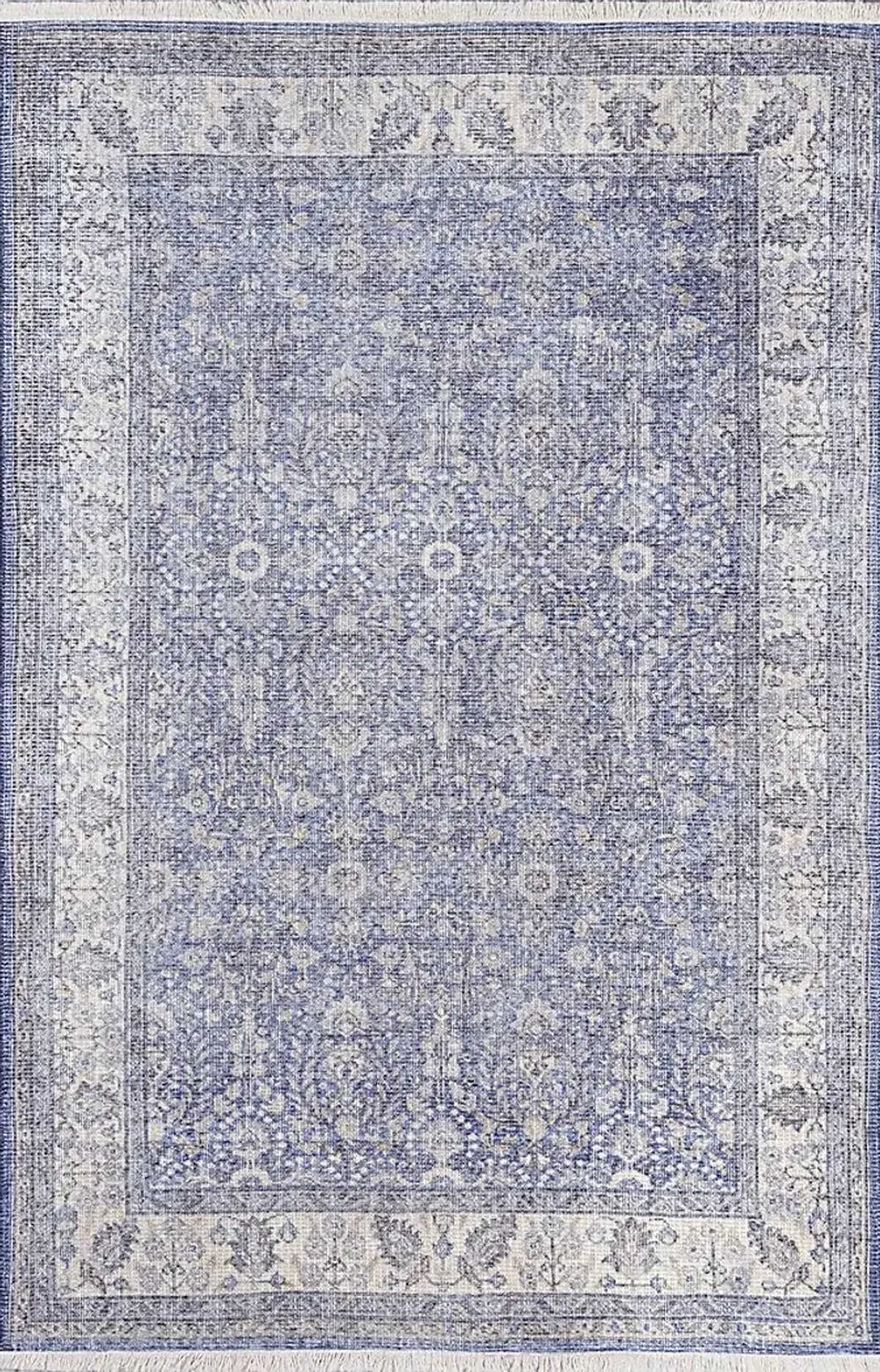 Roseris Blue 3' x 5' Rug