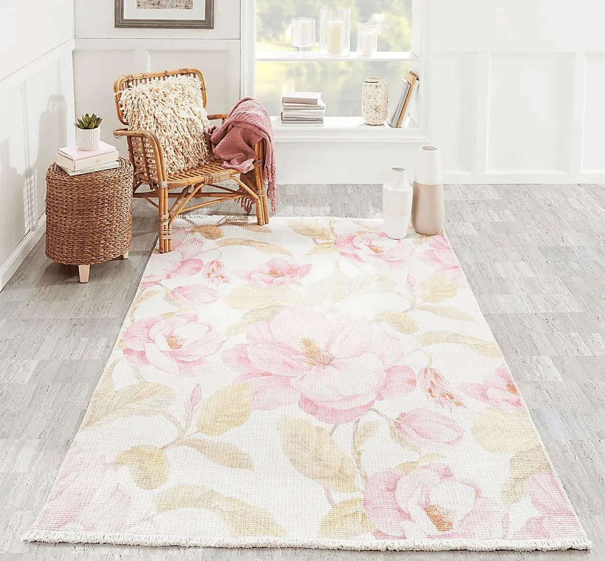 Krissa Pink 3' x 5' Rug