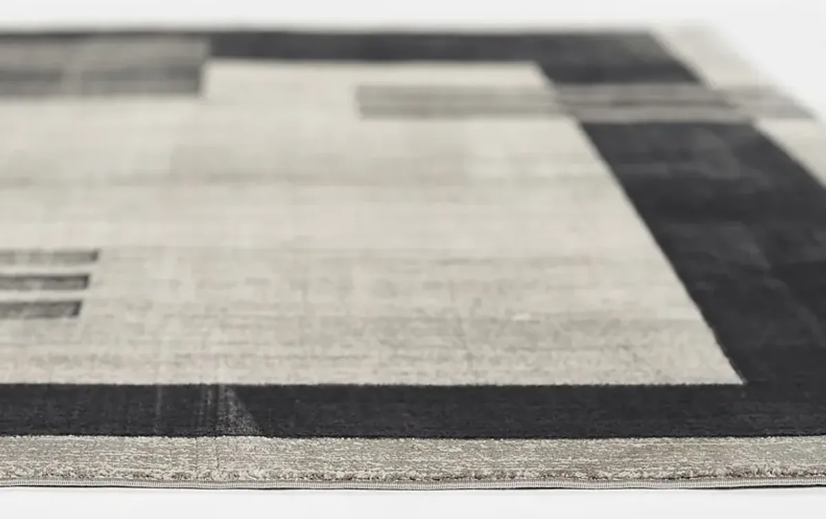 Jenzen Black 3'10 x 5'7 Rug