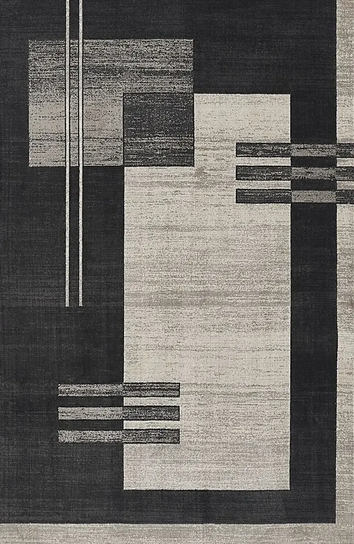 Jenzen Black 3'10 x 5'7 Rug