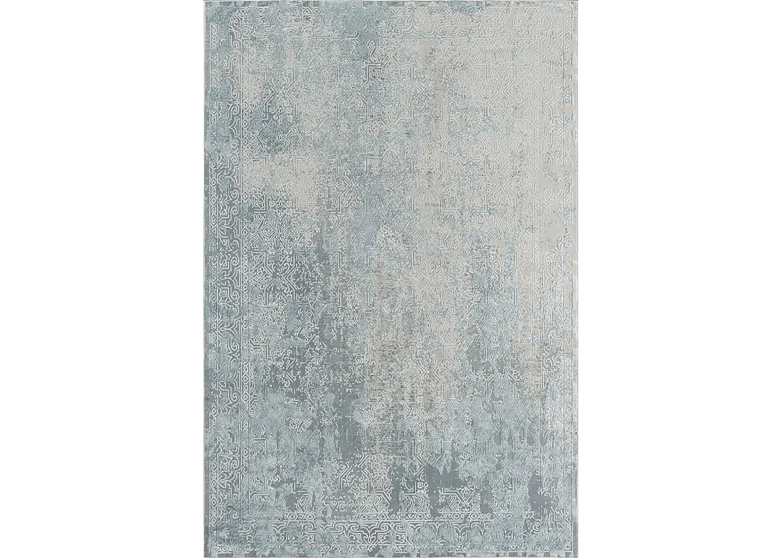 Kaze Ice Blue 3'10 x 5'7 Rug