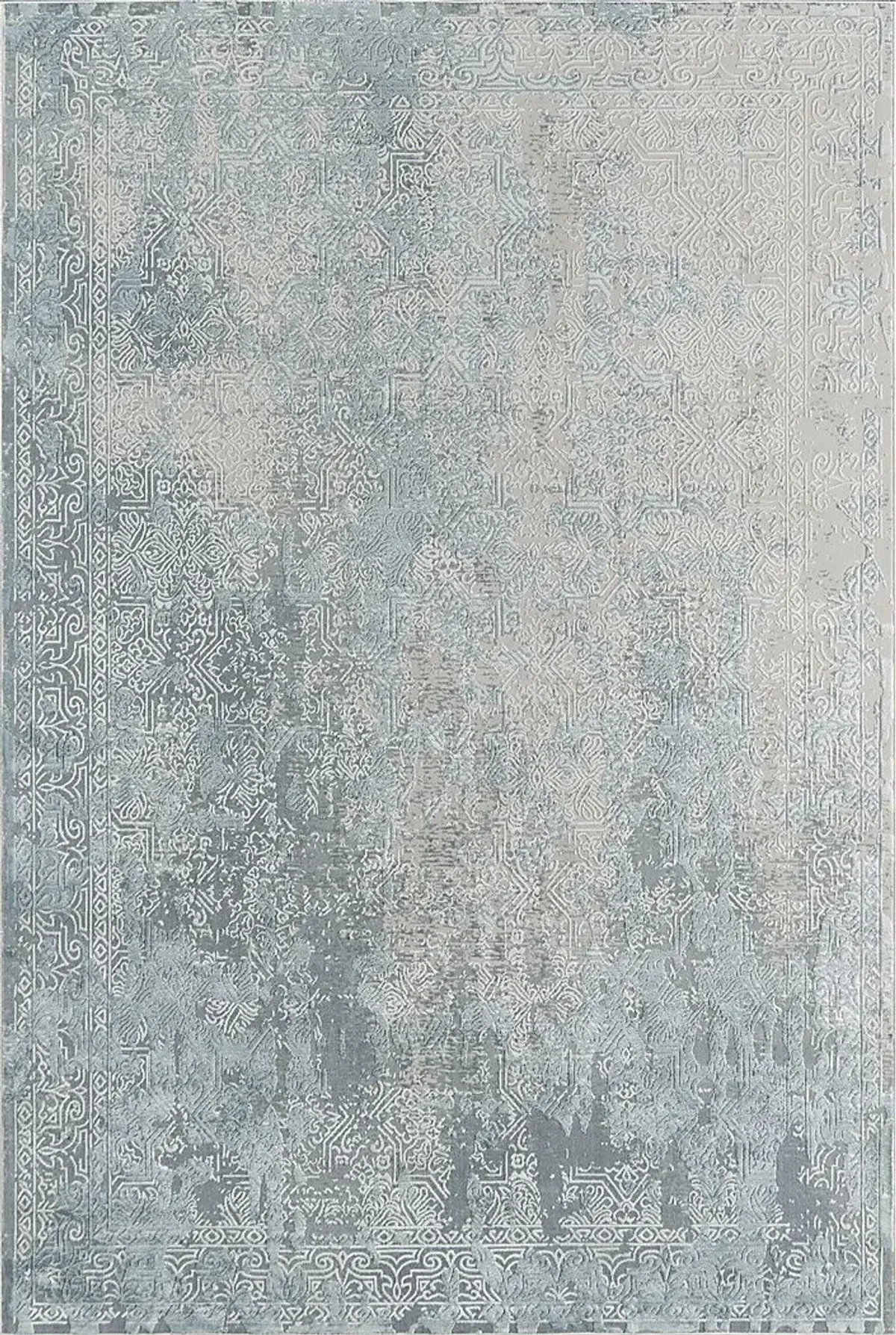 Kaze Ice Blue 3'10 x 5'7 Rug