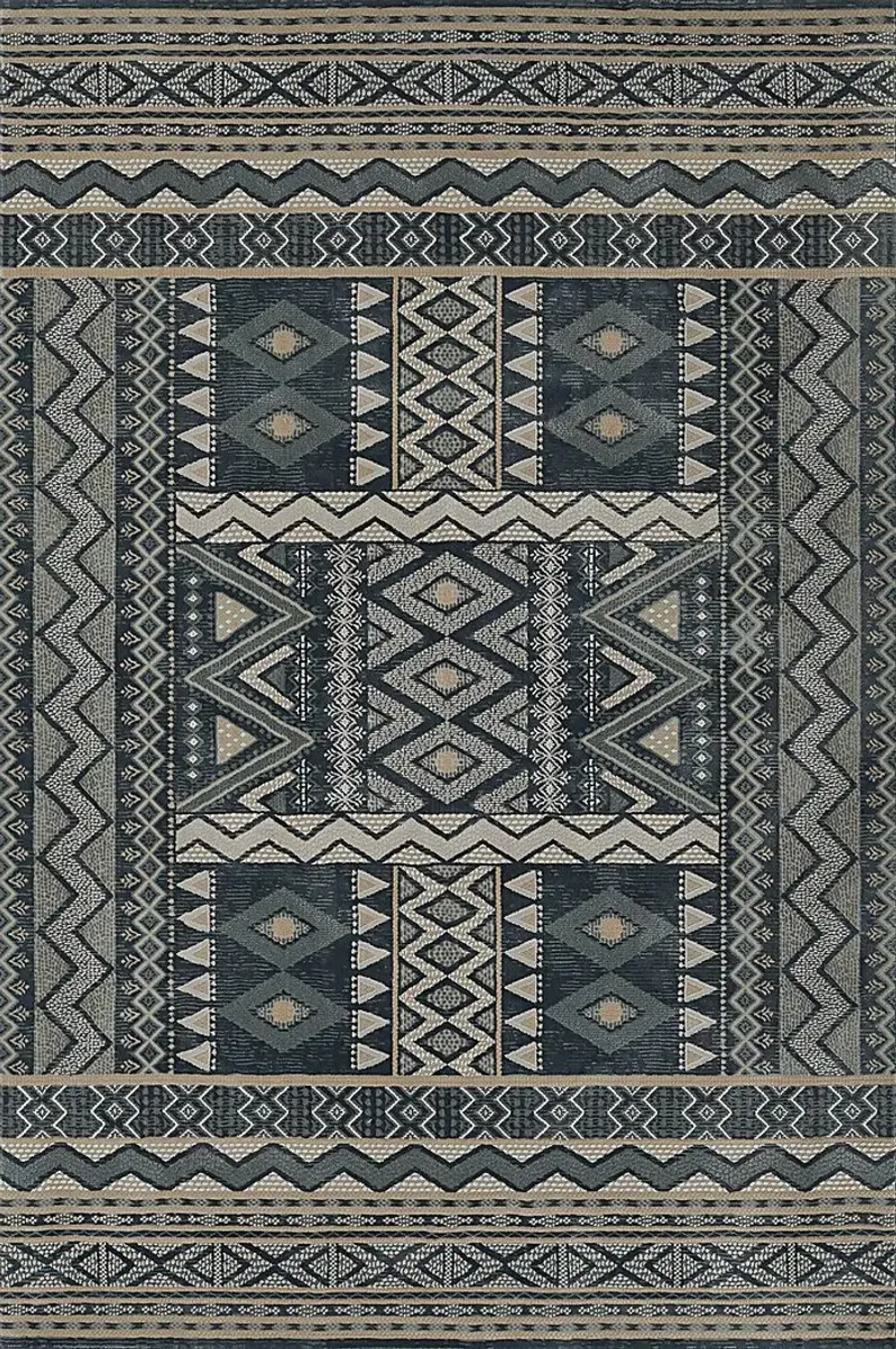 Garreth Navy 3'10 x 5'7 Rug