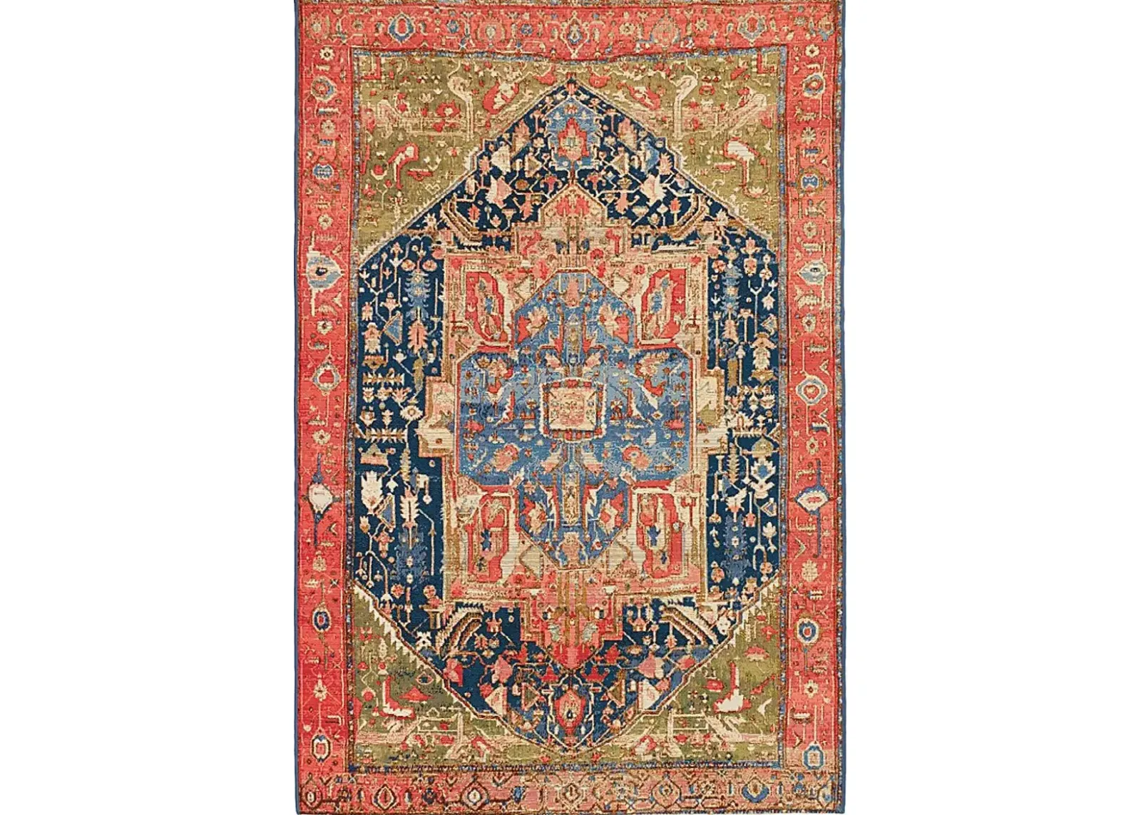 Chatmoss Red 4'10 x 7'6 Indoor/Outdoor Rug