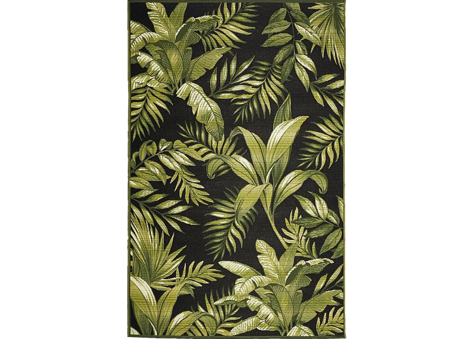 Guthrie Black 4'10 x 7'6 Indoor/Outdoor Rug