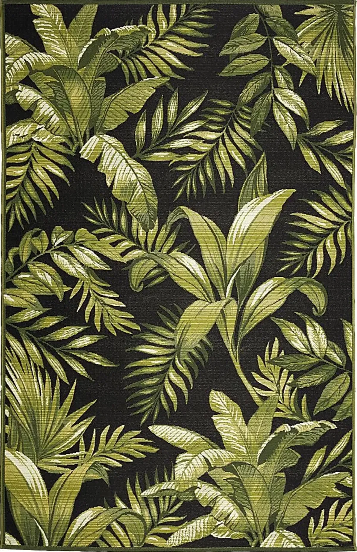 Guthrie Black 4'10 x 7'6 Indoor/Outdoor Rug