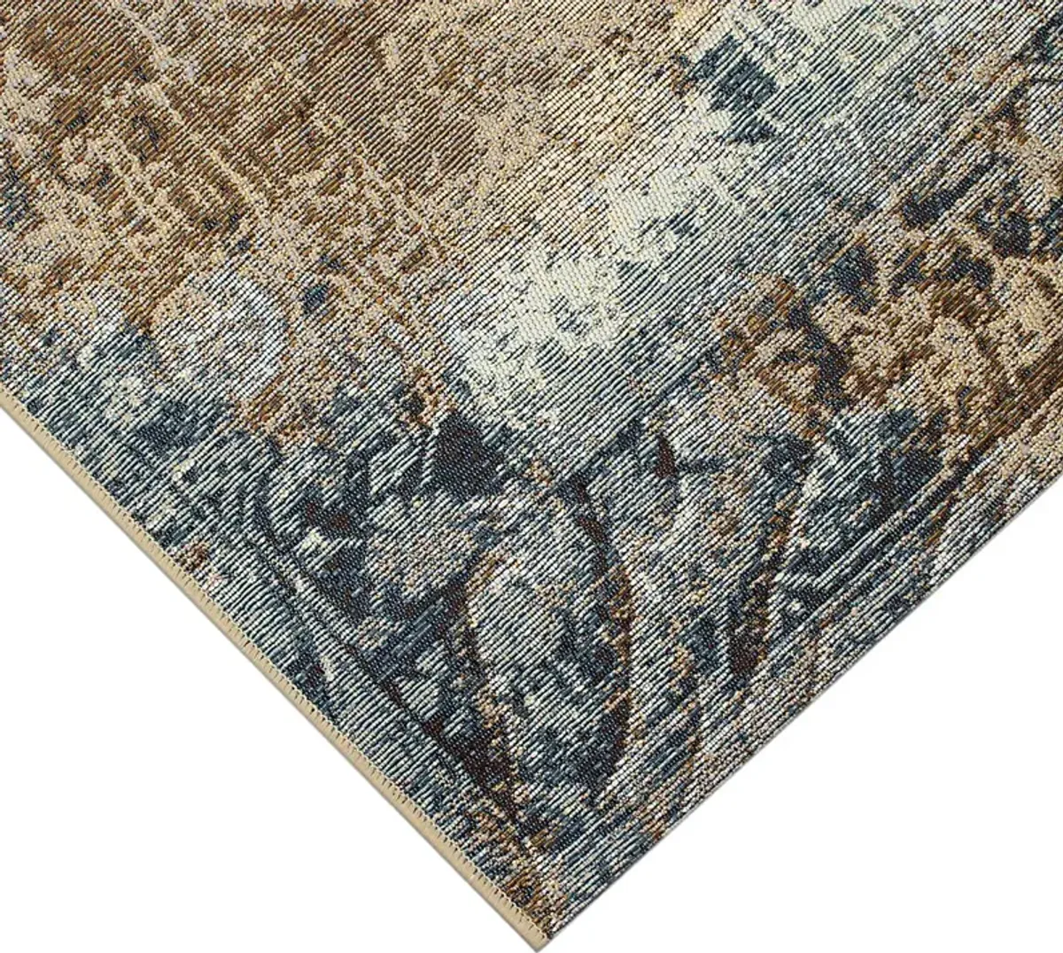 Seward Blue 4'10 x 7'6 Indoor/Outdoor Rug