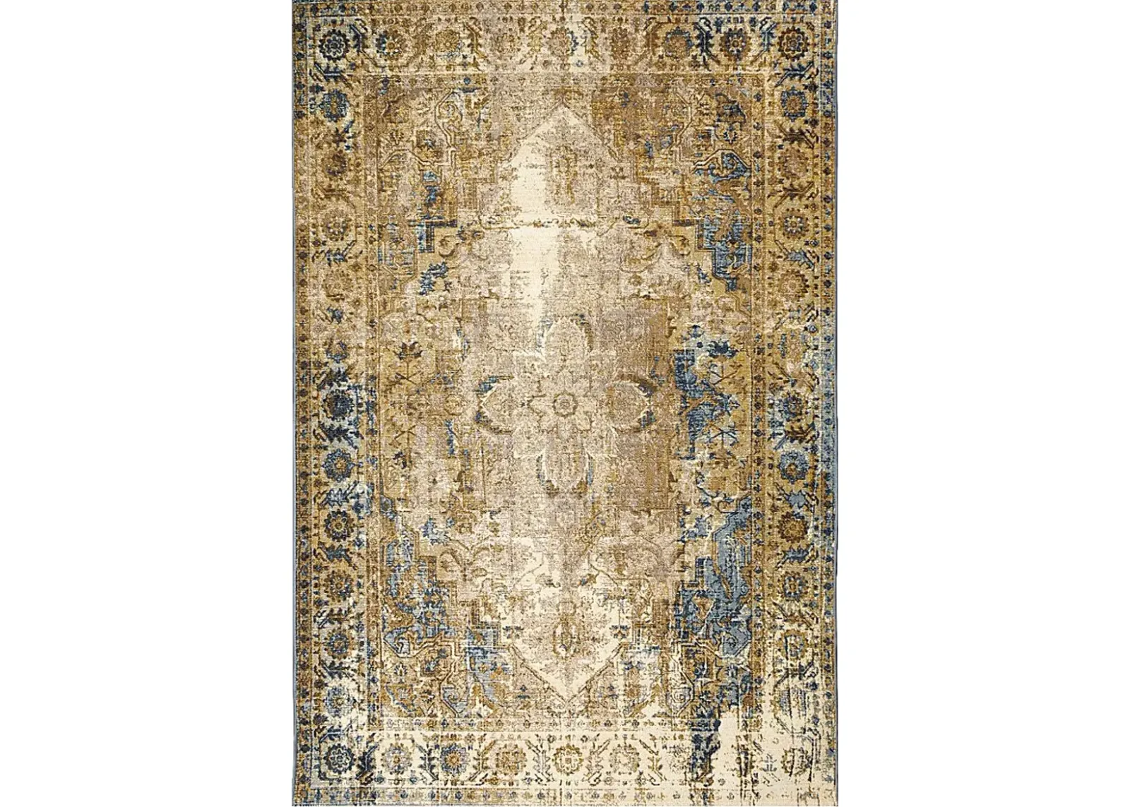 Seward Blue 4'10 x 7'6 Indoor/Outdoor Rug