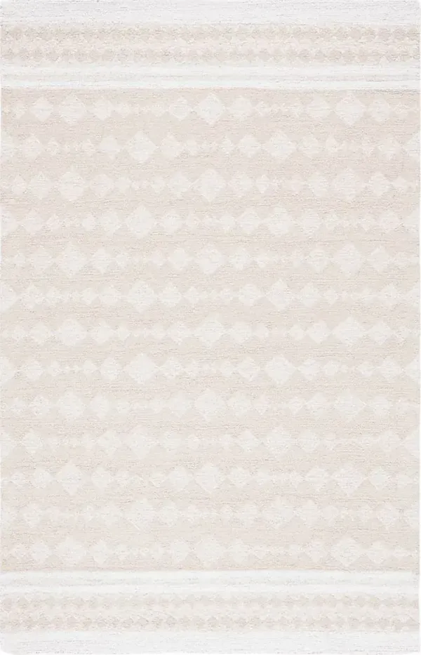 Resko Ivory/Beige 3' x 5' Rug