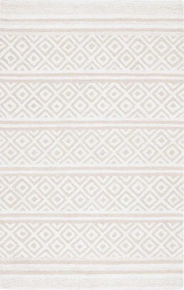 Sarlus Ivory/Beige 3' x 5' Rug