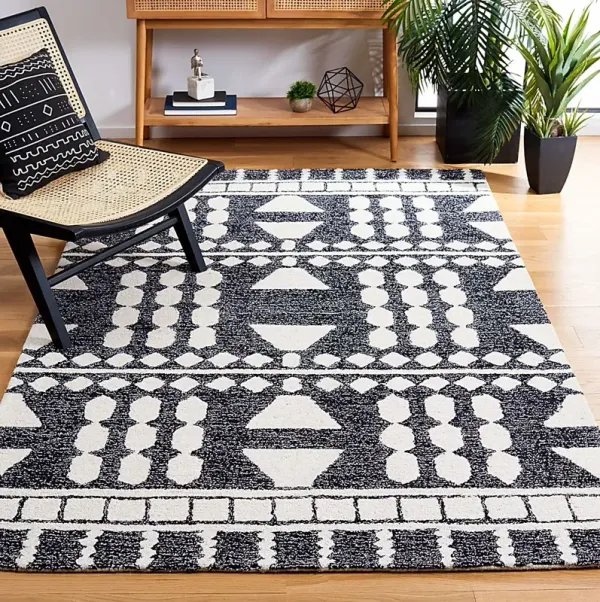 Mazanure Charcoal 3' x 5' Rug