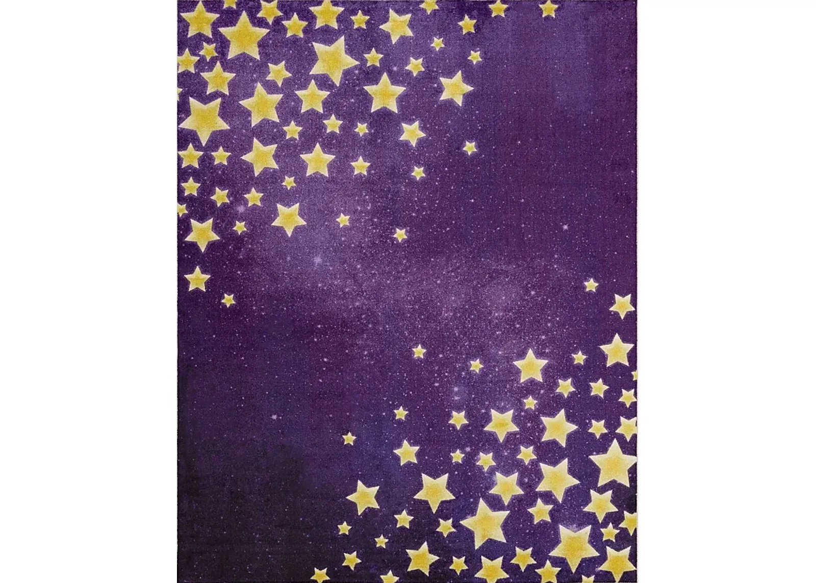 Kids Starry Sky Purple 3'4 x 5' Rug