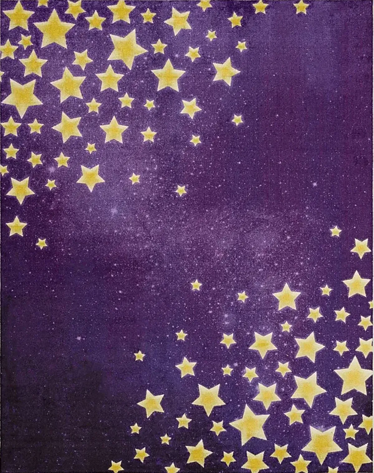 Kids Starry Sky Purple 3'4 x 5' Rug