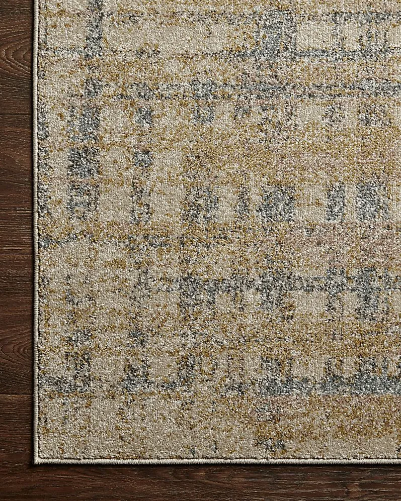 Freetou Brown 2'3 x 7'6 Runner Rug