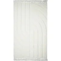 Hemdale White 5' x 8' Rug