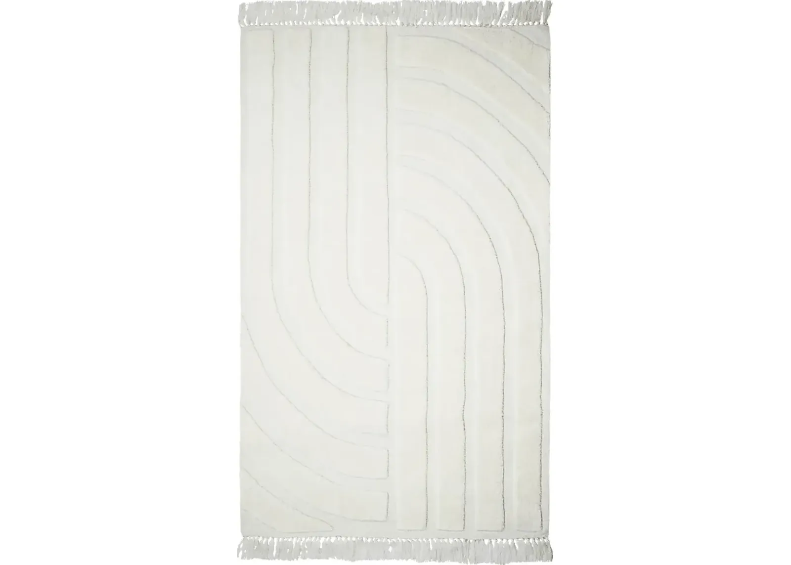 Hemdale White 5' x 8' Rug